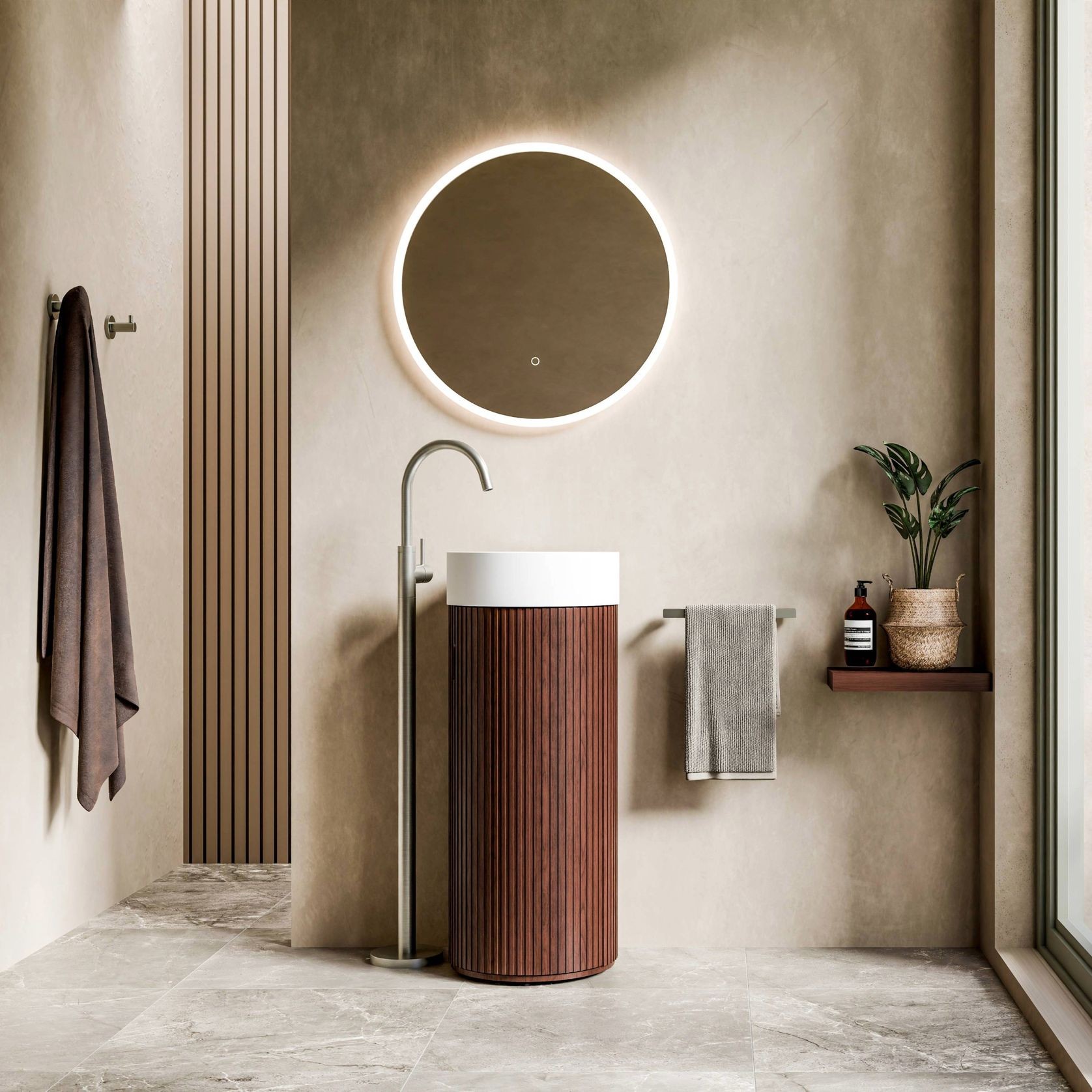Versa Floorstanding Bath Filler with Mixer gallery detail image