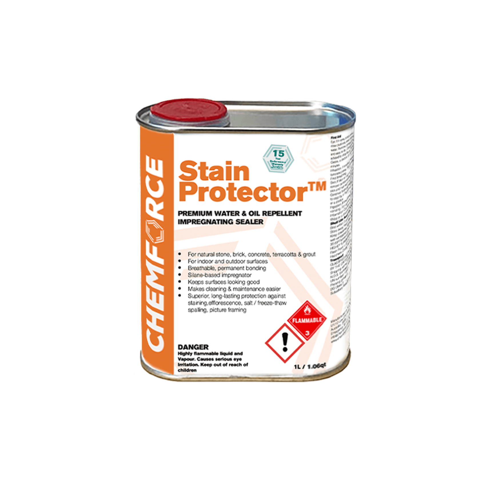 Stain Protector - Natural Finish Stone Sealer - 1 Litre gallery detail image