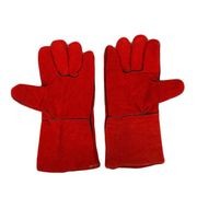 Kingfisher Leather Gloves Red (Pair) gallery detail image