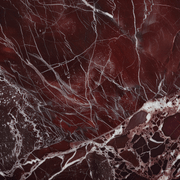 Fluted Oval Dining Table - Rosso Levanto Marble gallery detail image