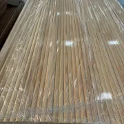 Half Dowel Pine Wood Flexible Wall Panels gallery detail image