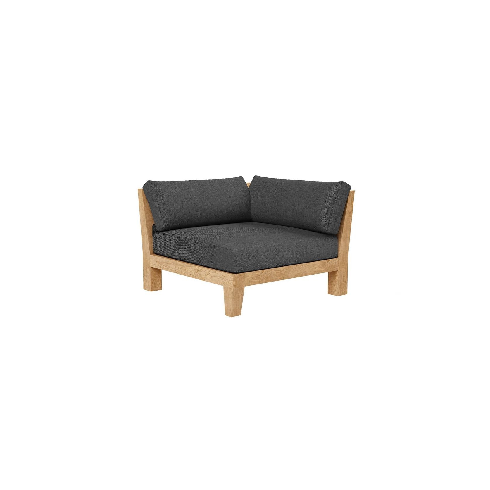 Newport Teak Outdoor Sofa L Sectional - 4 Seat gallery detail image