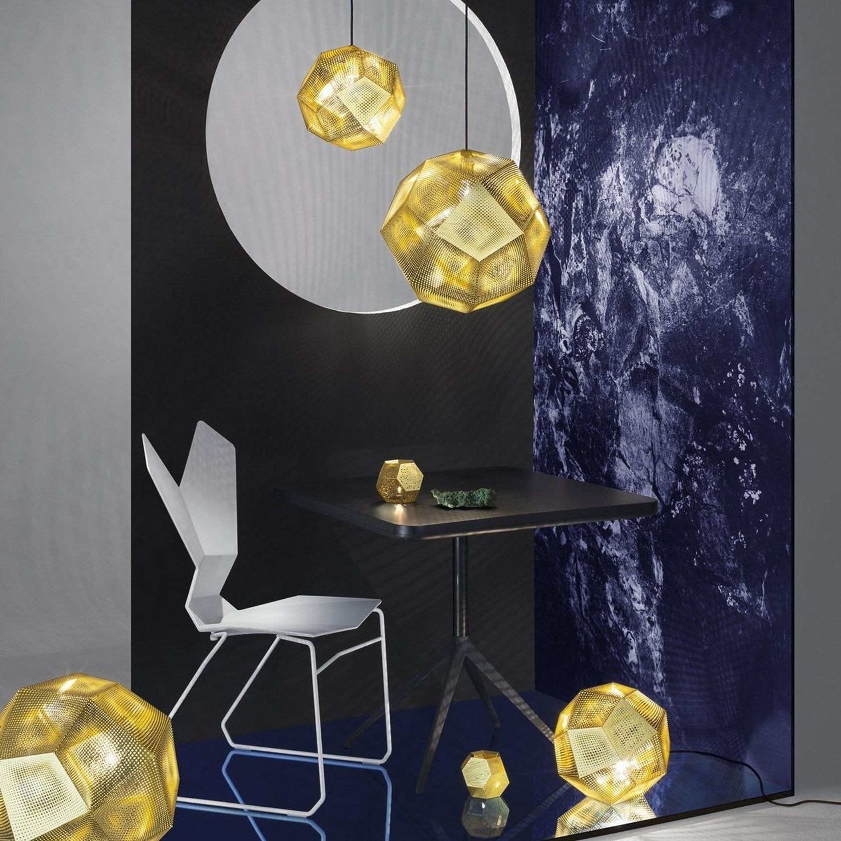 Etch Pendant Brass gallery detail image