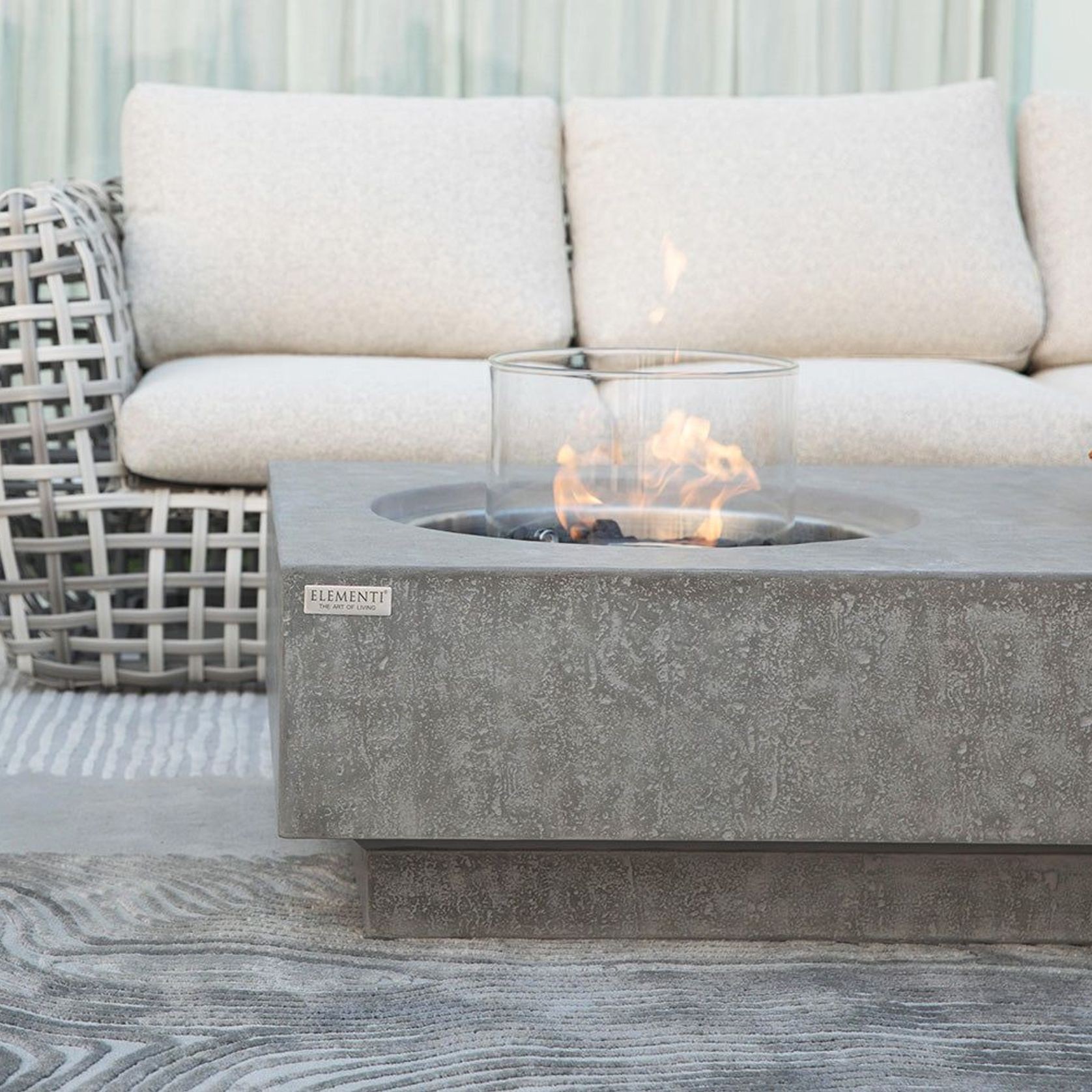 Metropolis Ethanol Fire Table gallery detail image