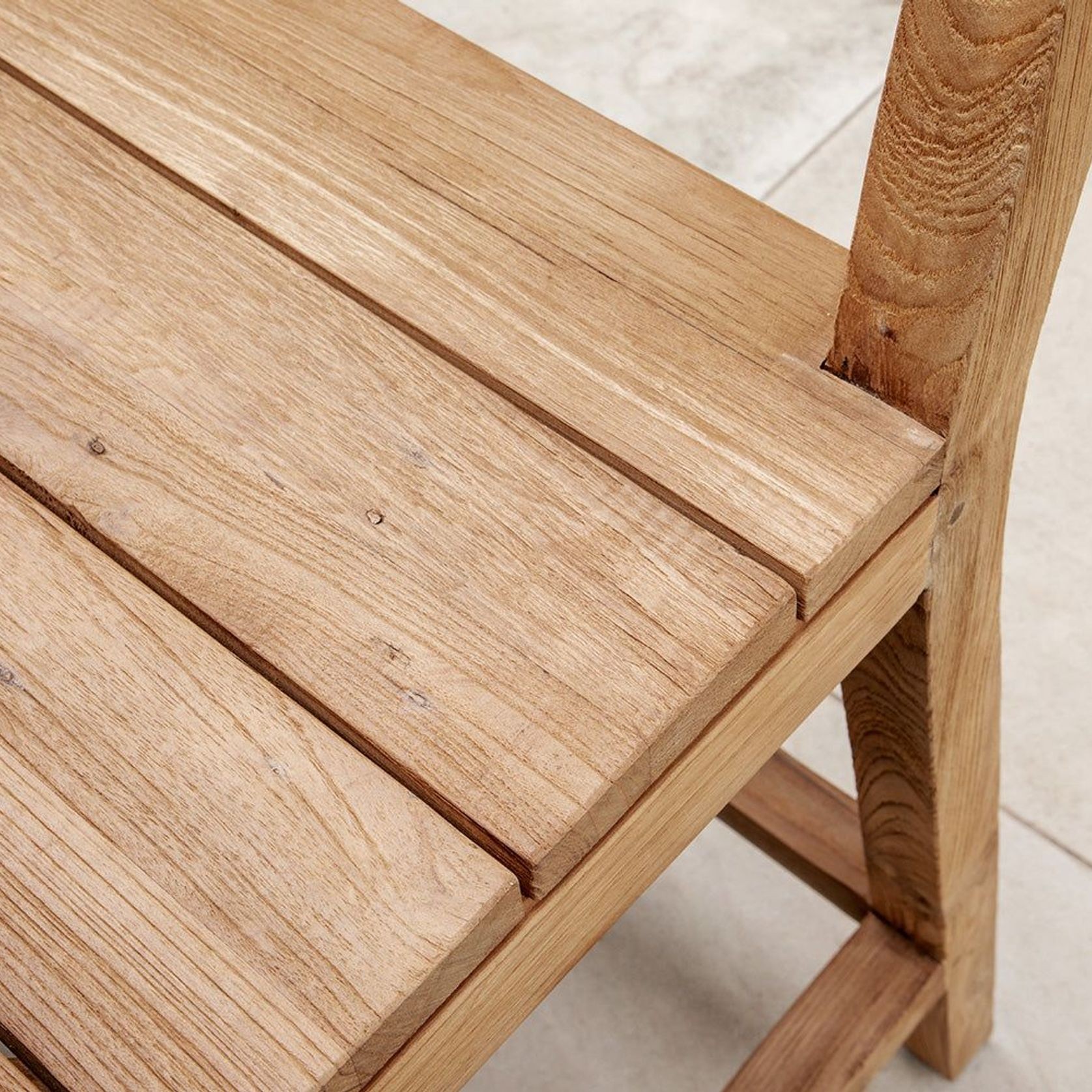 Teak Outdoor Counter Height Chair gallery detail image