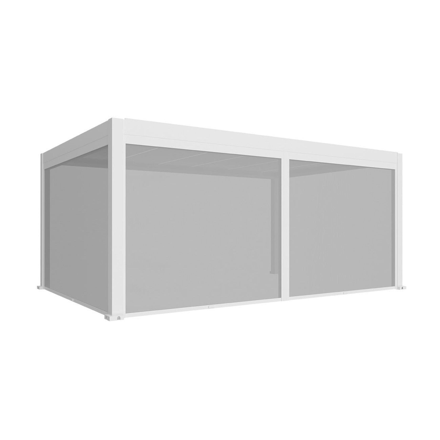 Retractable Shade Manual Blind For Tasman Wall Mounted Pergola gallery detail image