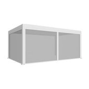 Retractable Shade Manual Blind For Tasman Wall Mounted Pergola gallery detail image