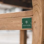 Teak Outdoor Counter Height Chair gallery detail image