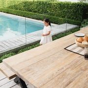 Fortico X-leg Teak Table 200cm gallery detail image