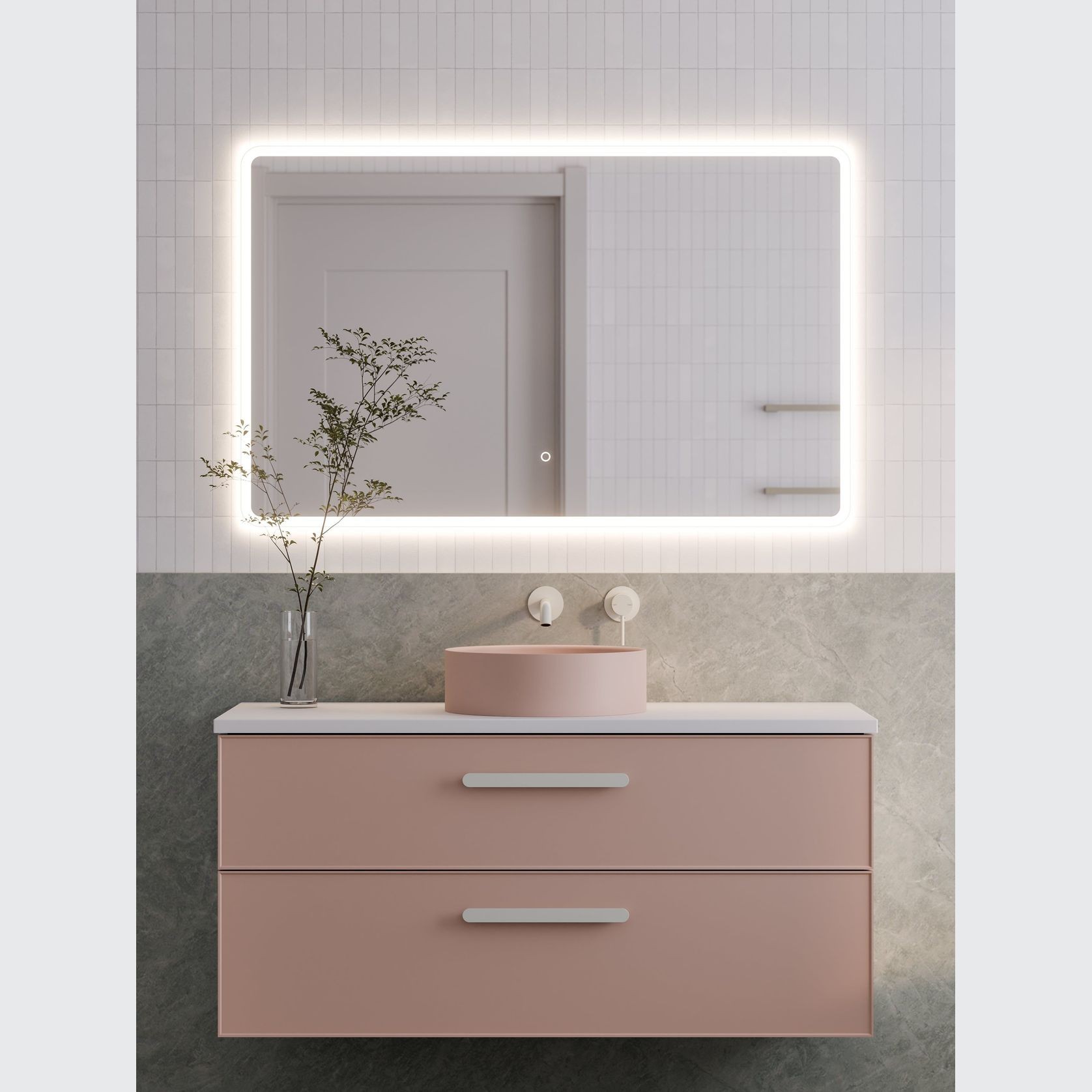 Lineare 1200 Axel Double Drawer Vanity gallery detail image