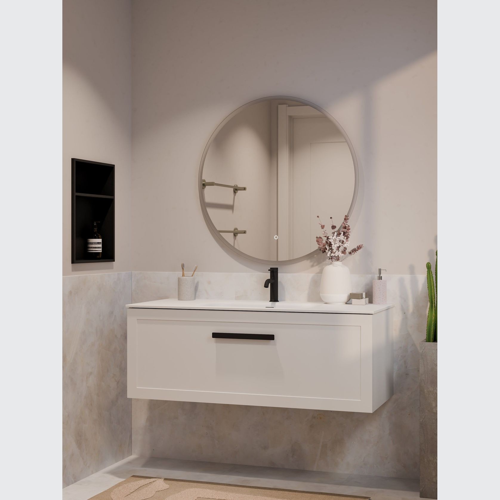 Lineare 1200 Loft Single Drawer Vanity gallery detail image