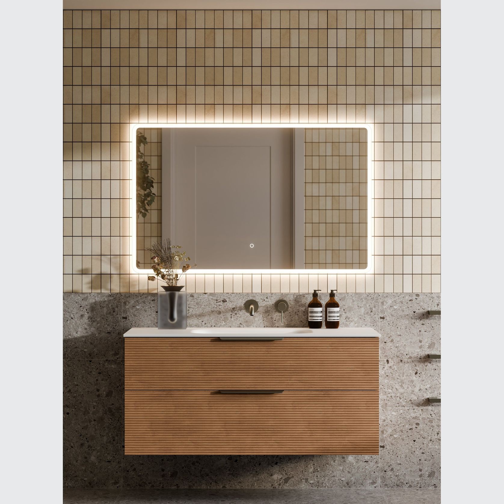 Lineare 1200 Orchard Double Drawer Vanity gallery detail image