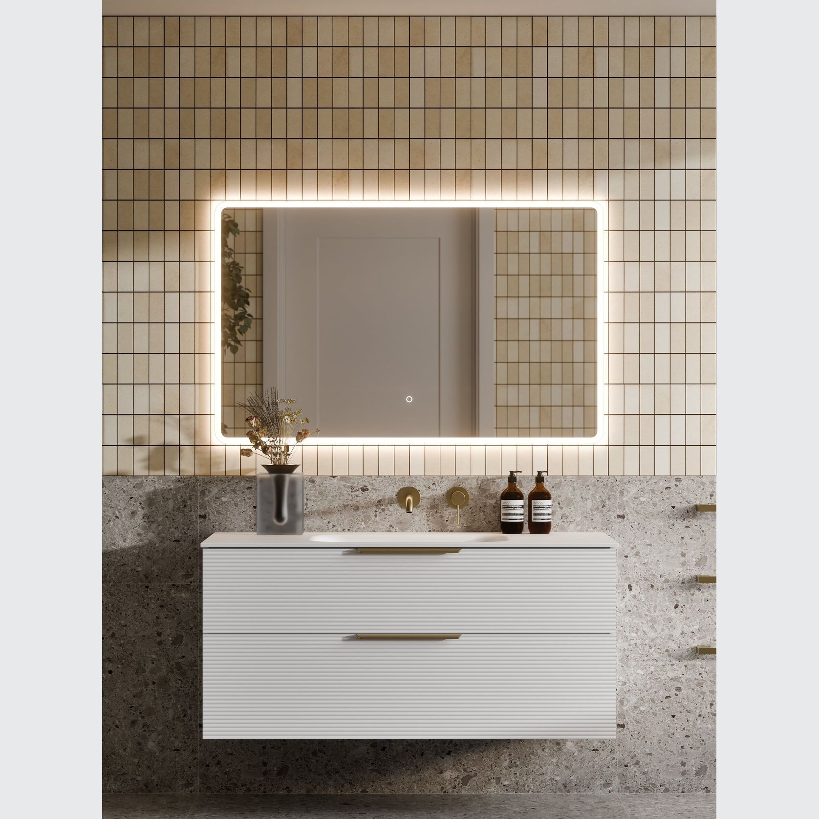Lineare 1200 Orchard Double Drawer Vanity gallery detail image