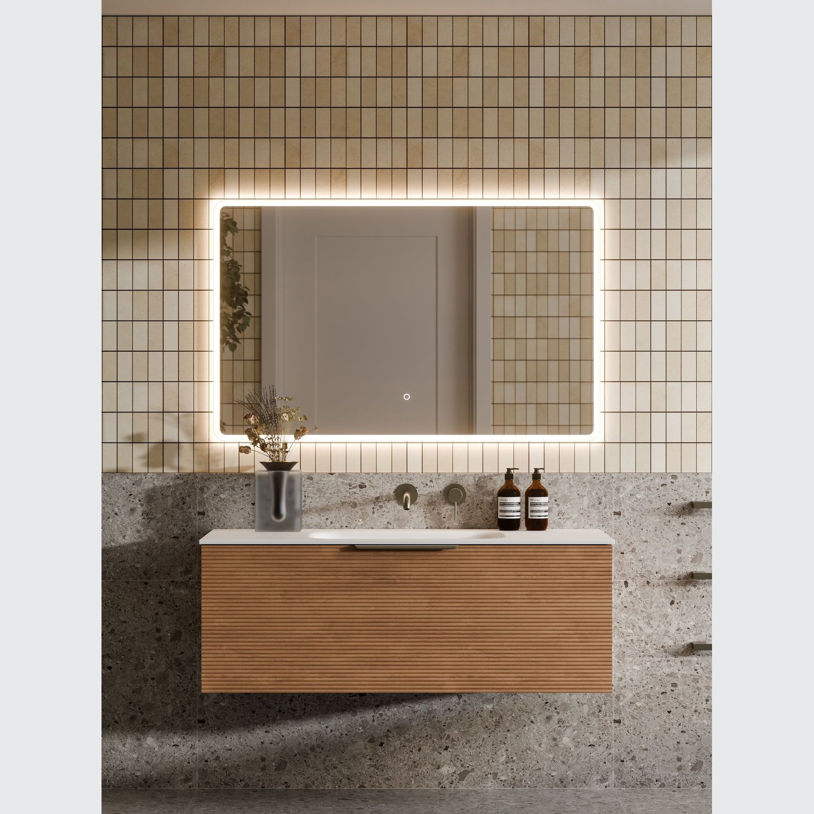 Lineare 1200 Orchard Single Drawer Vanity gallery detail image