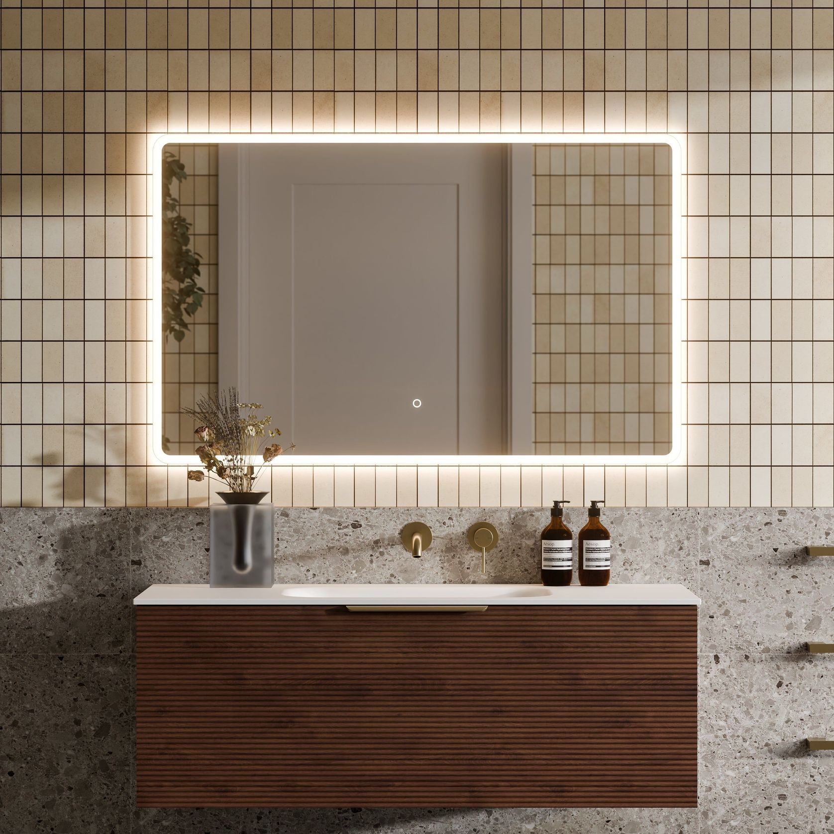 Lineare 1200 Orchard Single Drawer Vanity gallery detail image