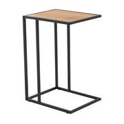 BRADFORD Laptop Table - Natural & Black gallery detail image