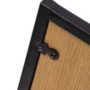 BRADFORD Laptop Table - Natural & Black gallery detail image