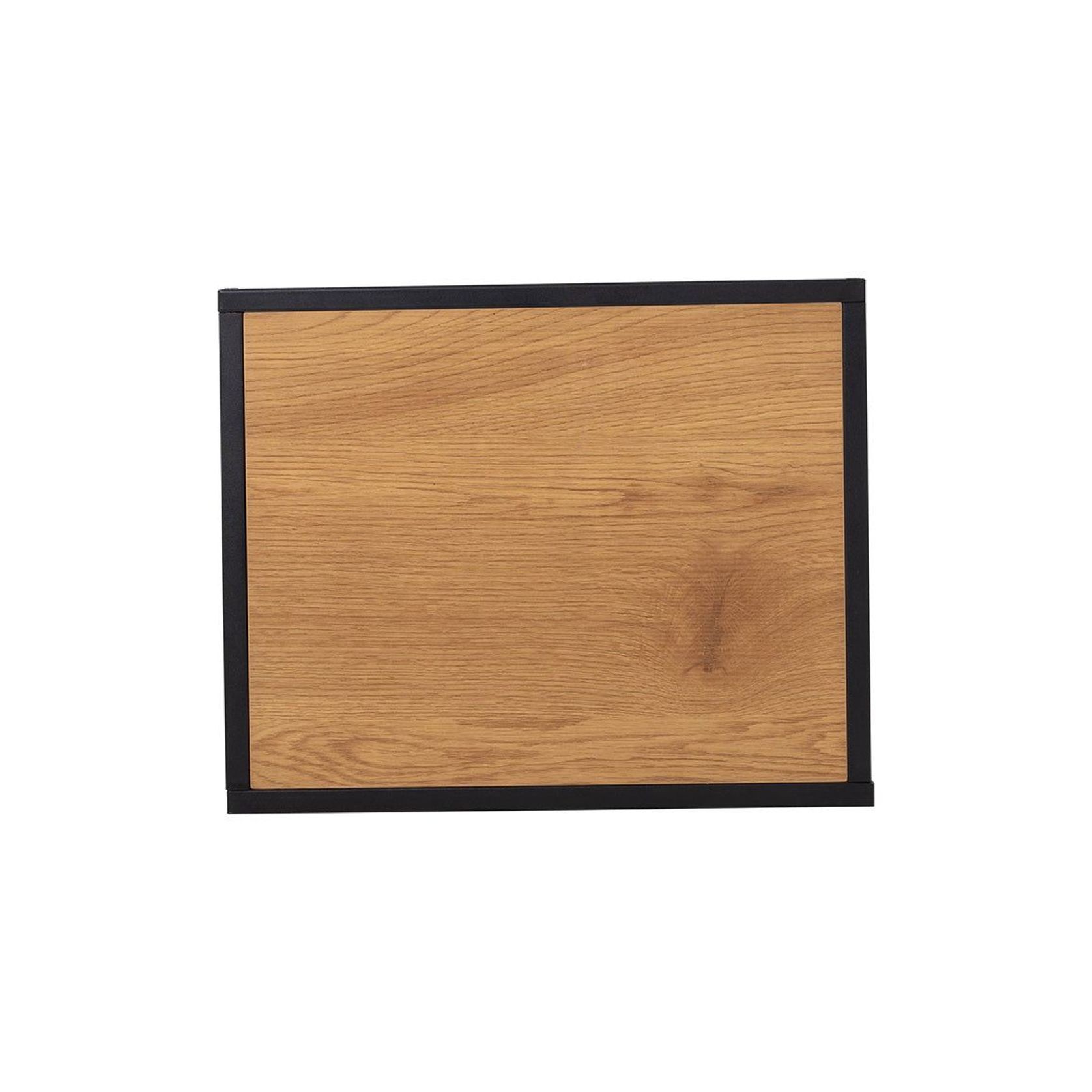 BRADFORD Laptop Table - Natural & Black gallery detail image