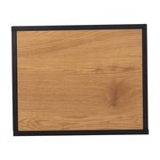 BRADFORD Laptop Table - Natural & Black gallery detail image