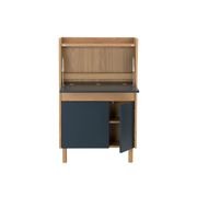 BARTON Study Desk 71cm - Blue & Natural gallery detail image