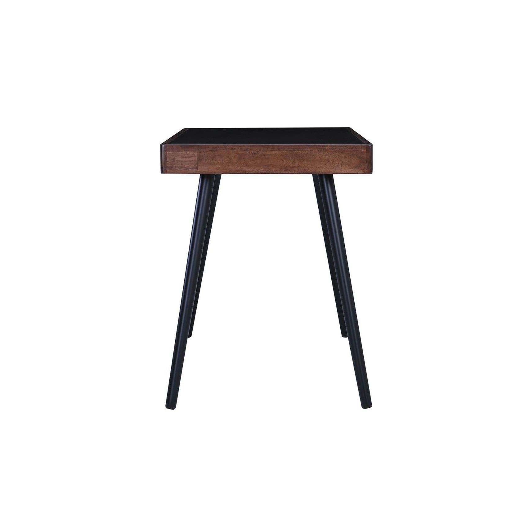 RETH Study Desk 120cm - Walnut & Black gallery detail image