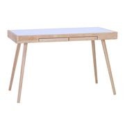RETH Study Desk 120cm - Natural & White gallery detail image