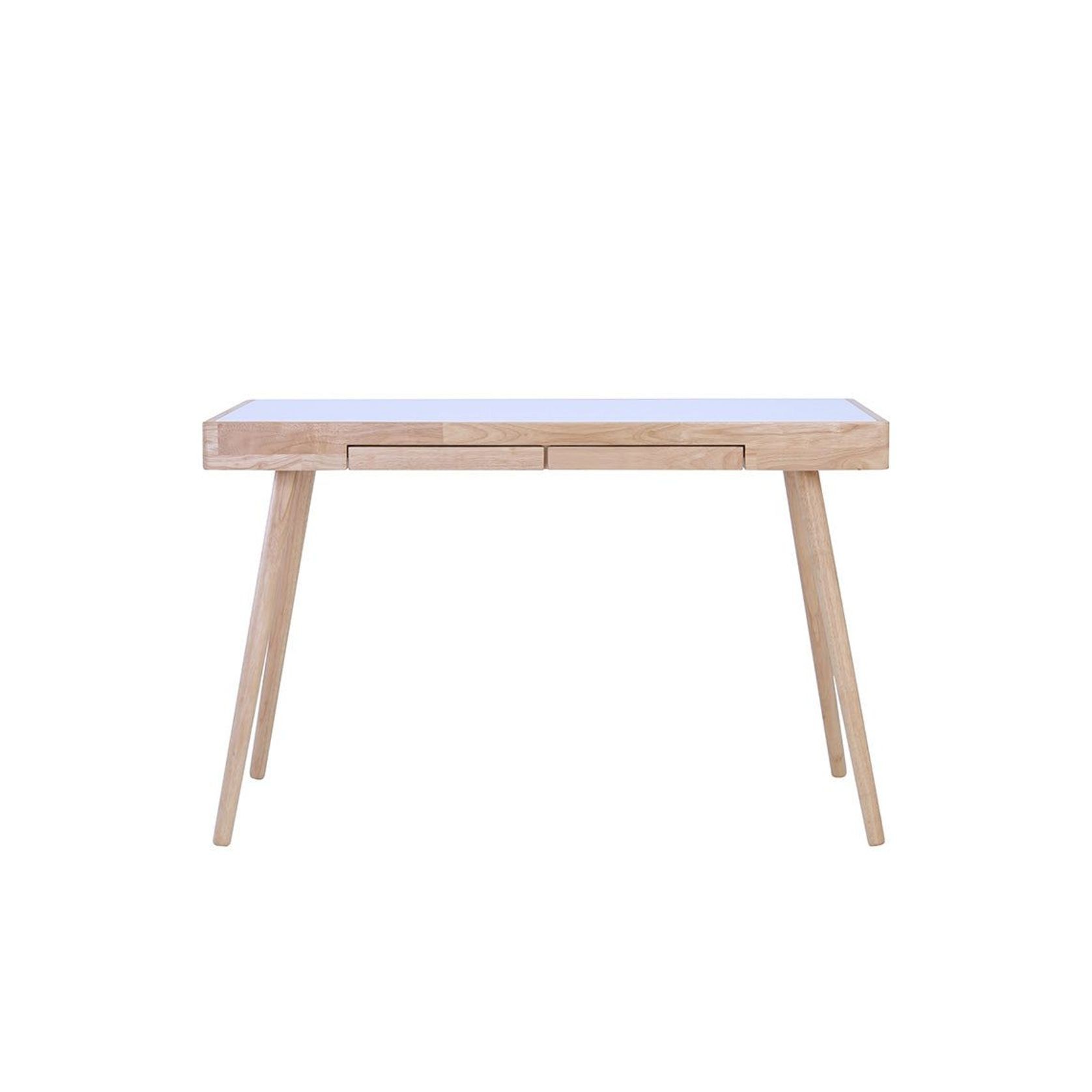 RETH Study Desk 120cm - Natural & White gallery detail image