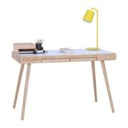RETH Study Desk 120cm - Natural & White gallery detail image