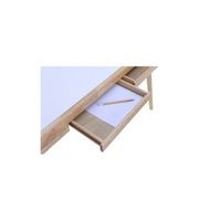 RETH Study Desk 120cm - Natural & White gallery detail image