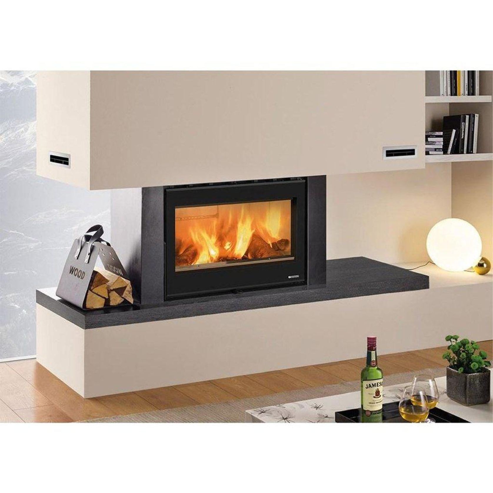 Inserto 80 Insert Wood Fireplace gallery detail image