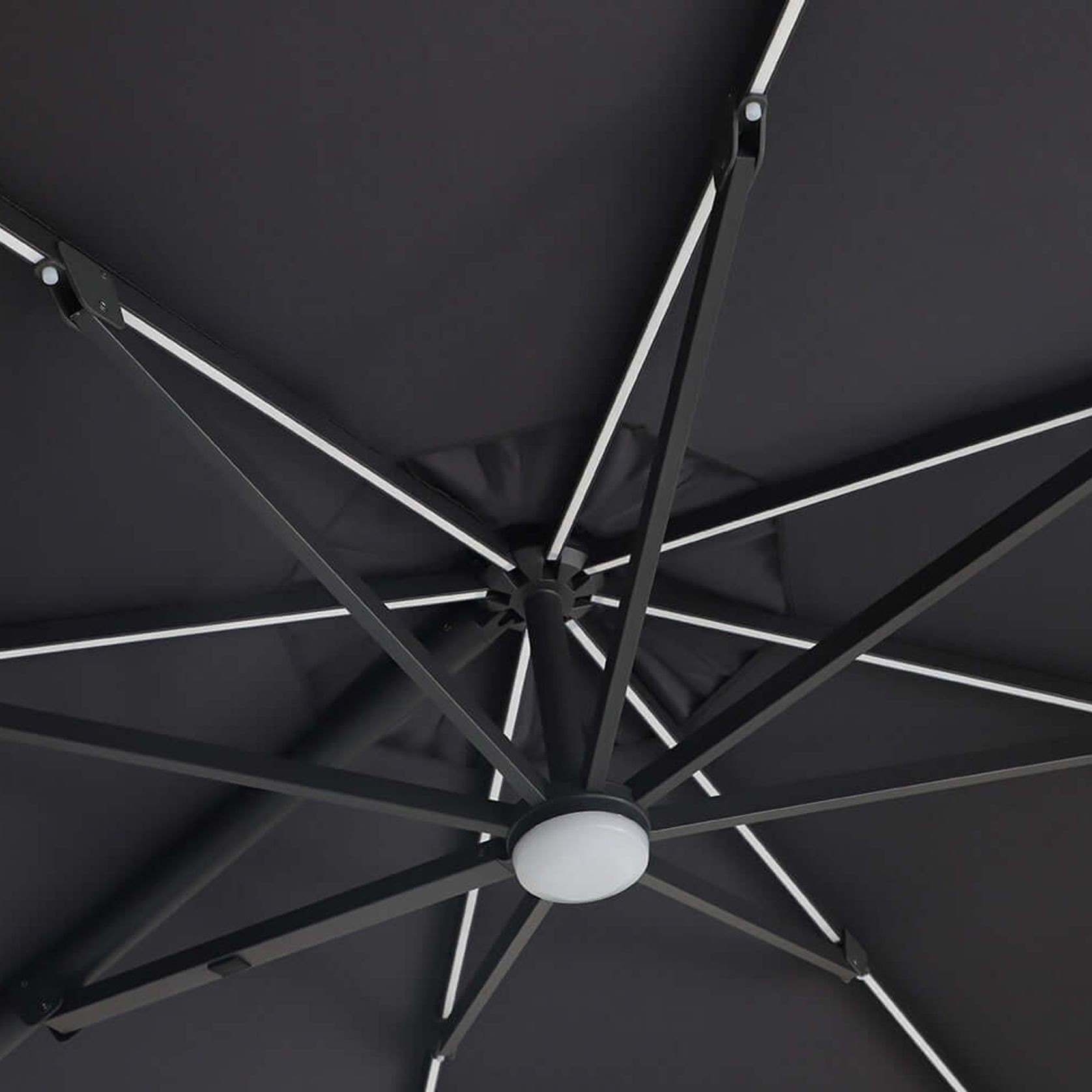 Alabaster 3m Round Cantilever Umbrella gallery detail image