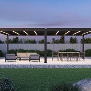 Caribbean Motorised Freestanding Louvre Roof Aluminium Pergola gallery detail image