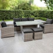 Cyrus Outdoor Lounge Dining Set gallery detail image