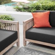 Cardrona Teak 2 Seater Sofa gallery detail image