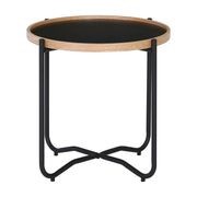 TANIX Side Table - Round - Black gallery detail image
