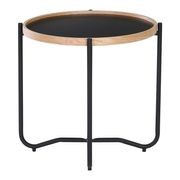 TANIX Side Table - Round - Black gallery detail image