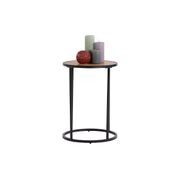 BRADFORD Side Table 40cm - Natural & Black gallery detail image