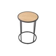 BRADFORD Side Table 40cm - Natural & Black gallery detail image