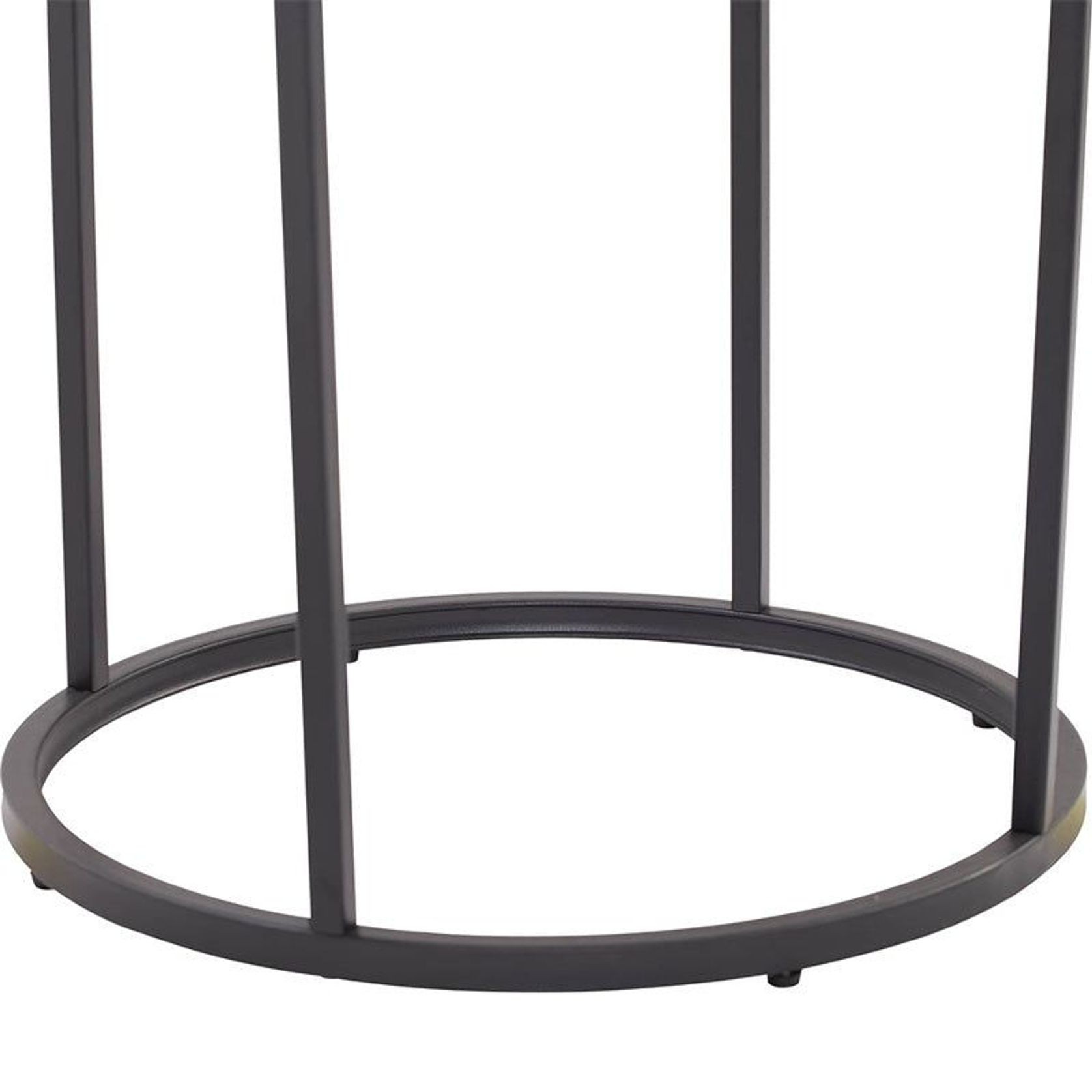 BRADFORD Side Table 40cm  - Natural & Black gallery detail image