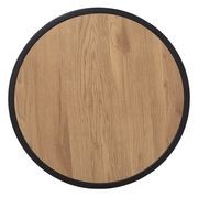 BRADFORD Side Table 40cm  - Natural & Black gallery detail image