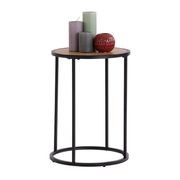 BRADFORD Side Table 40cm  - Natural & Black gallery detail image