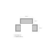 Ibis Outdoor Teak Left Arm Sofa gallery detail image