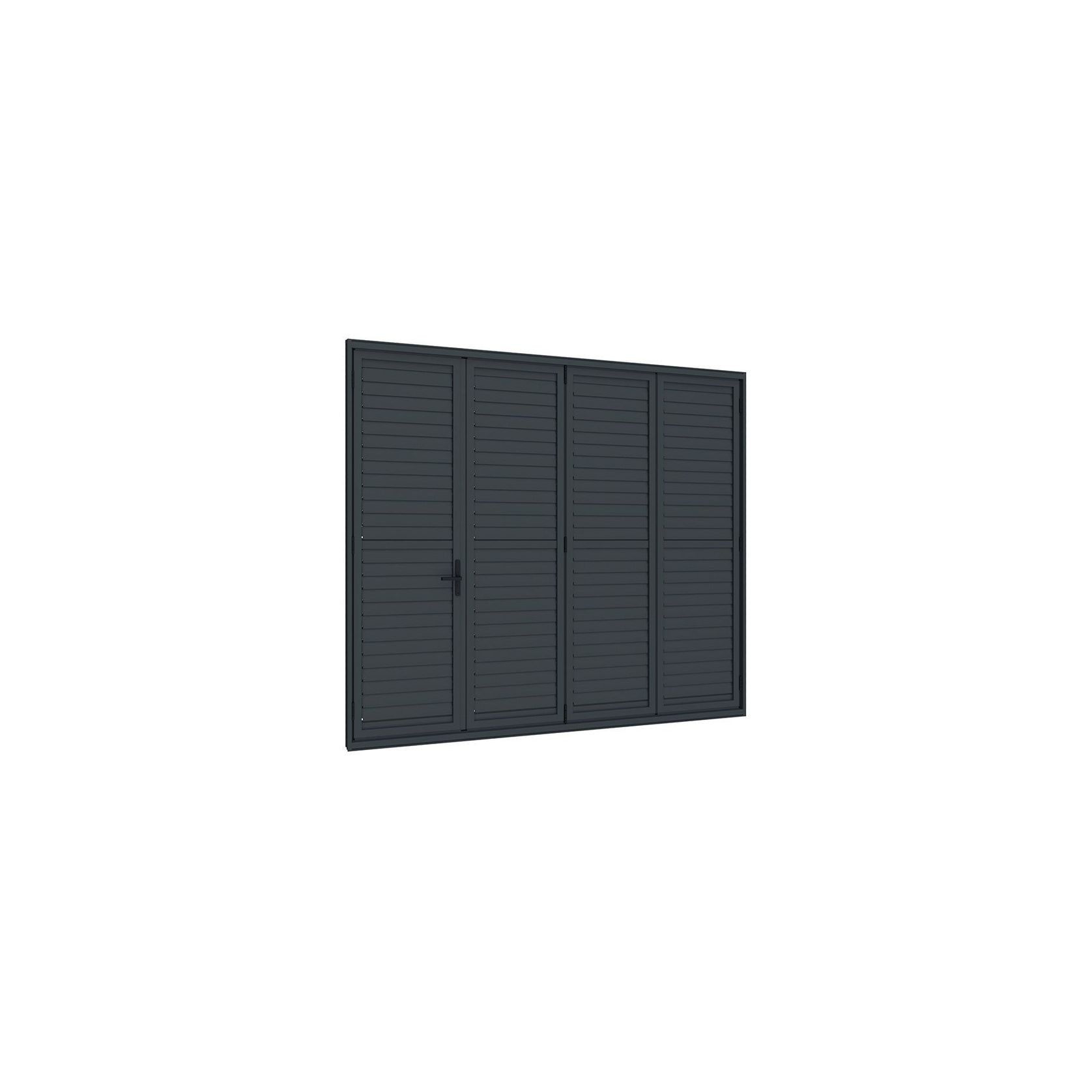 Pacific Bifold Wall Mounted Pergola Shutter Wall gallery detail image