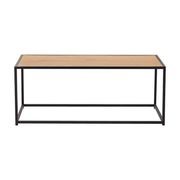 BRADFORD Coffee Table 100cm - Natural & Black gallery detail image