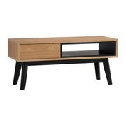 CASTOR Coffee Table 100cm - Natural, Navy Blue & Black gallery detail image