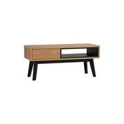 CASTOR Coffee Table 100cm - Natural, Navy Blue & Black gallery detail image