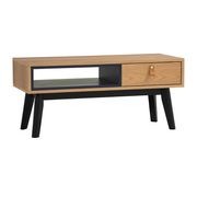 CASTOR Coffee Table 100cm - Natural, Navy Blue & Black gallery detail image