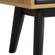 CASTOR Coffee Table 100cm - Natural, Navy Blue & Black gallery detail image