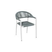 Magpie Aluminium And Rope Dining Chair gallery detail image
