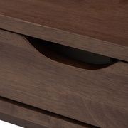 LAMAR Console Table with 2 Drawers 122cm - Walnut gallery detail image